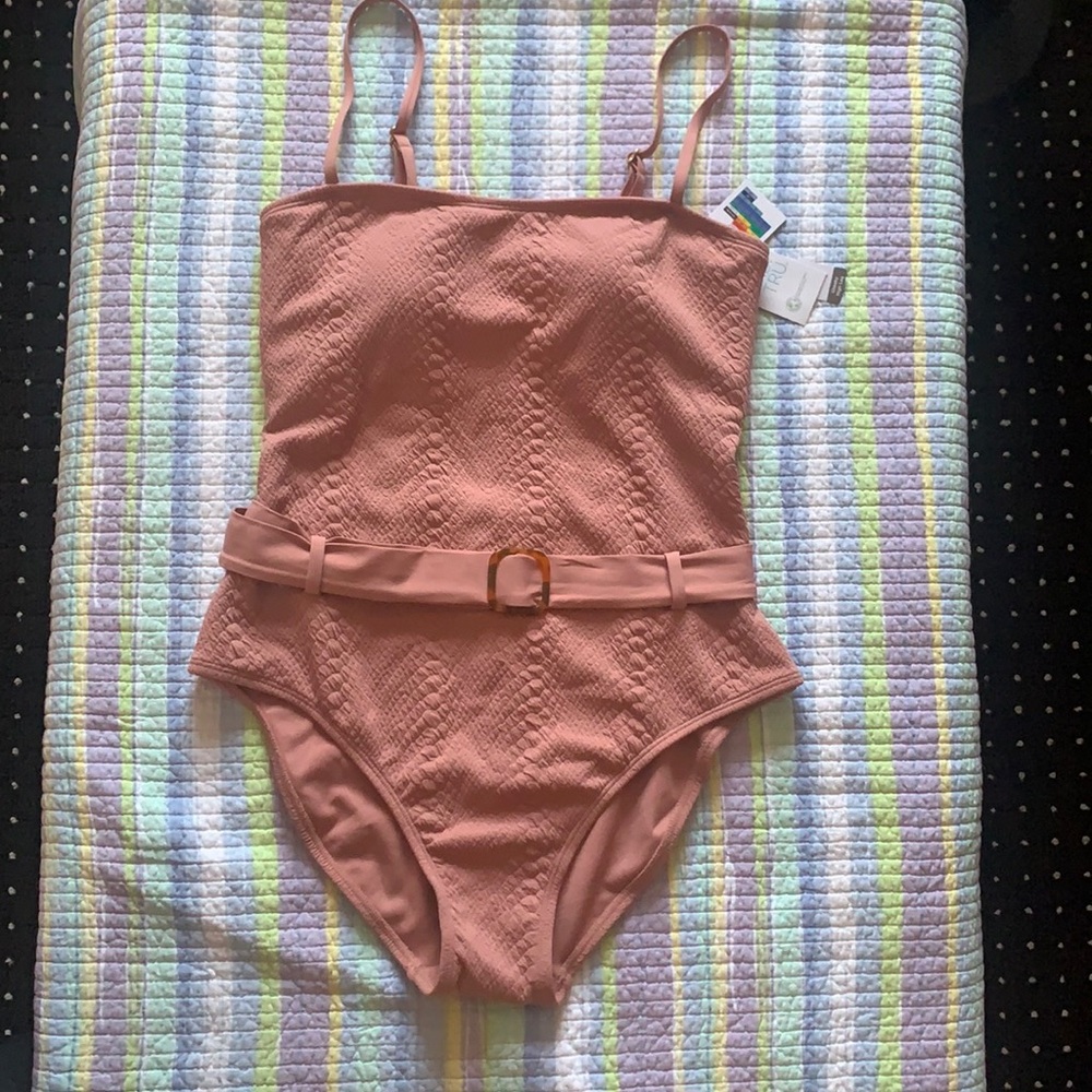 BEAUTIFUL TIME AND TRU 1pc bathing suit NEW (12-14